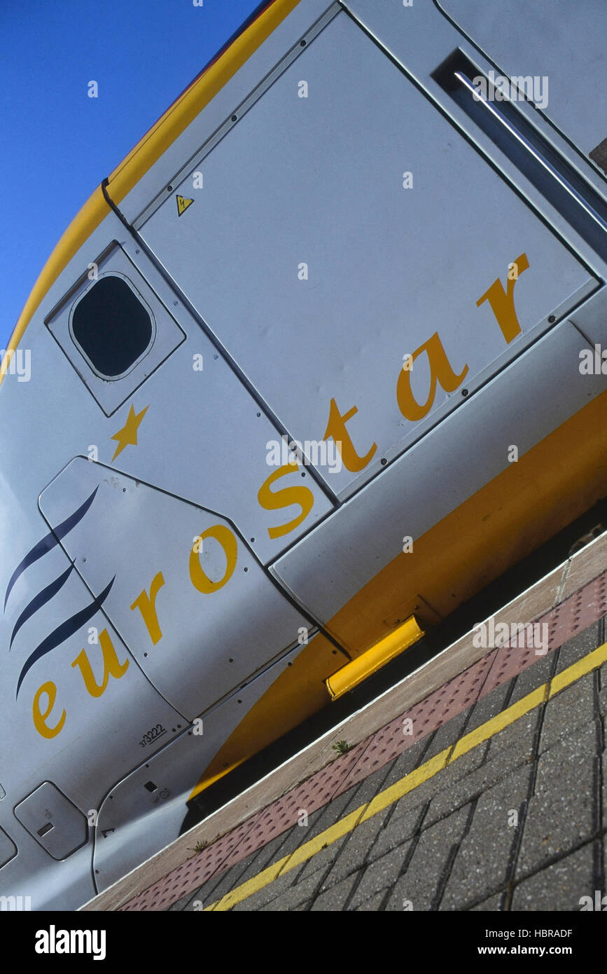 Il treno Eurostar. Inghilterra, Regno Unito Foto Stock