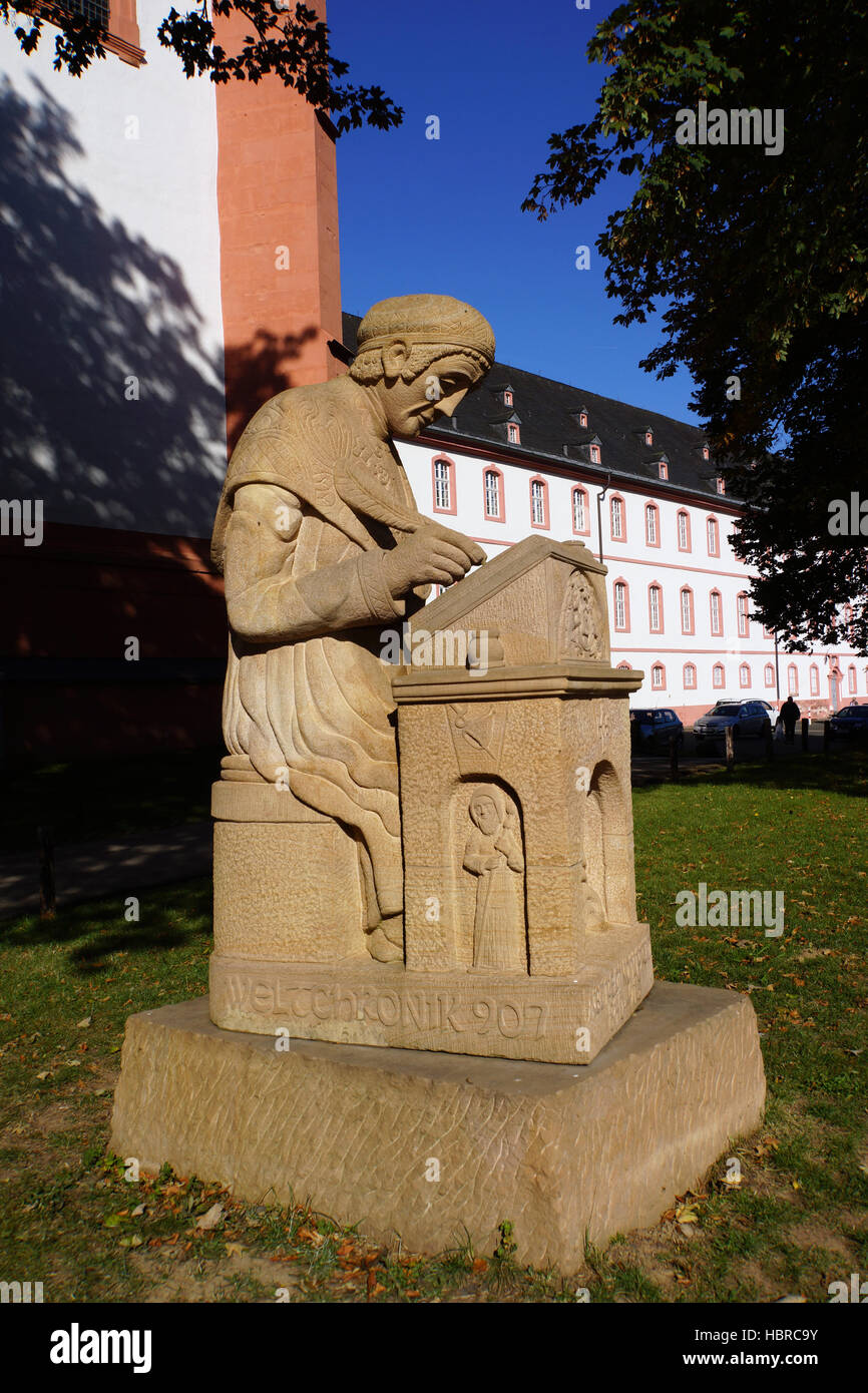 Monumento Regino di Prüm Foto Stock