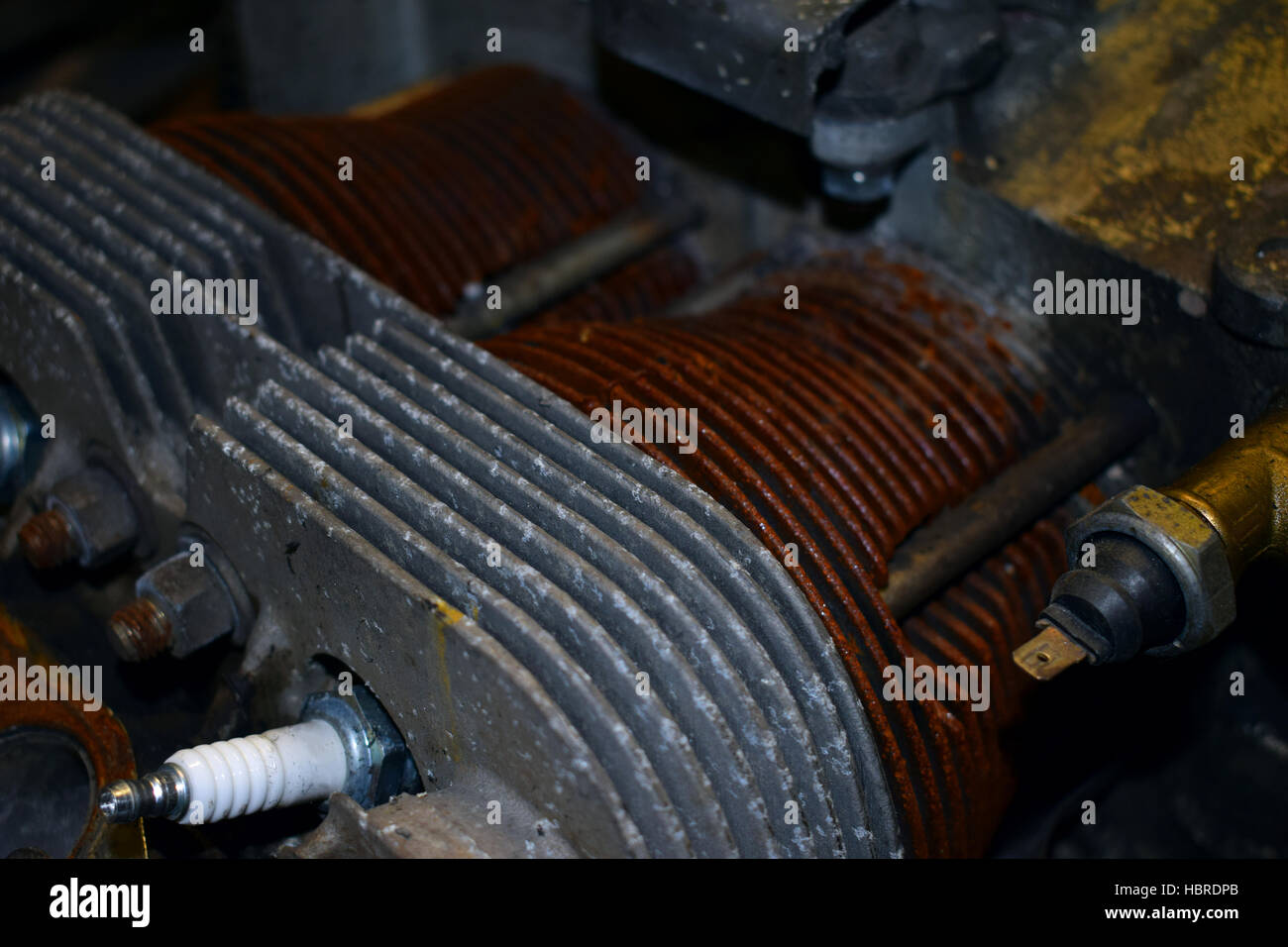 Close up del motore Foto Stock