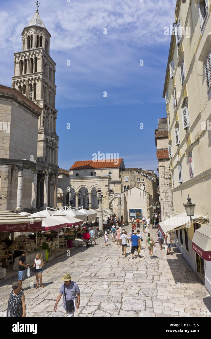 Split, Croazia, Balcani, Europa Foto Stock
