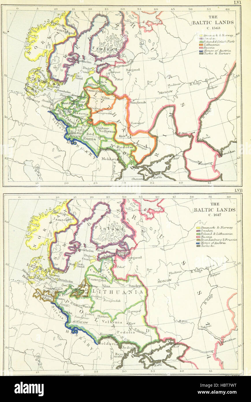 Immagine presa da pagina 119 di 'La geografia storica dell'Europa. Vol. 1.-Il testo. Vol. 2.-Maps' immagine presa da pagina 119 di 'La geografia storica di Foto Stock