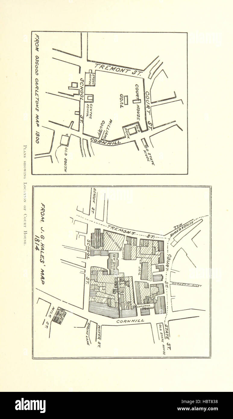 Immagine presa da pagina 217 di "ri-dedicazione della Old State House, Boston, luglio 11, 1882. [Con piastre.]' immagine presa da pagina 217 di "ri-dedicazione della vecchia Foto Stock