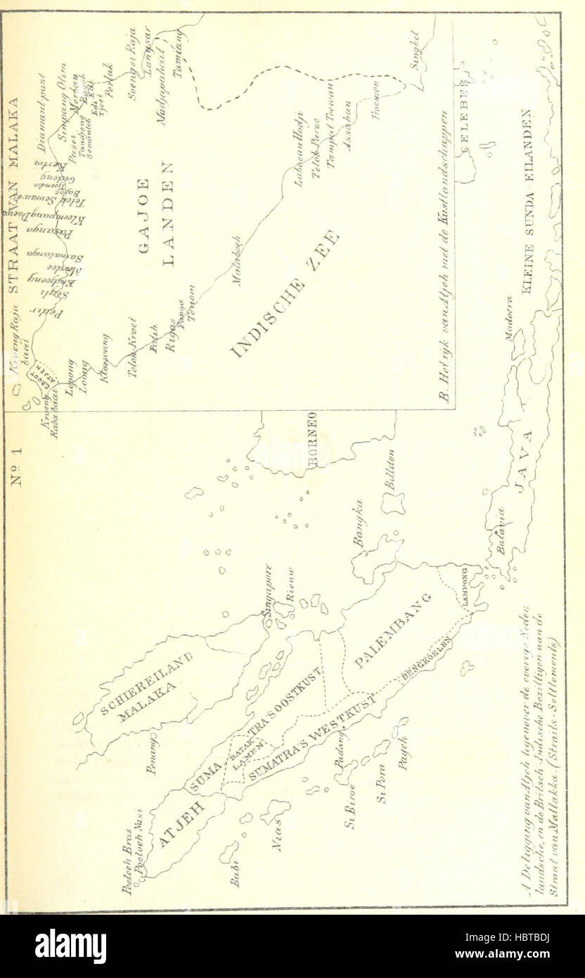 Immagine presa da pagina 19 del 'Geschiedenis van den ad Atjeh-oorlog, 1873-1886. In populairen vorm verteld' immagine presa da pagina 19 del 'Geschiedenis van den ad Atjeh-oorlog, Foto Stock