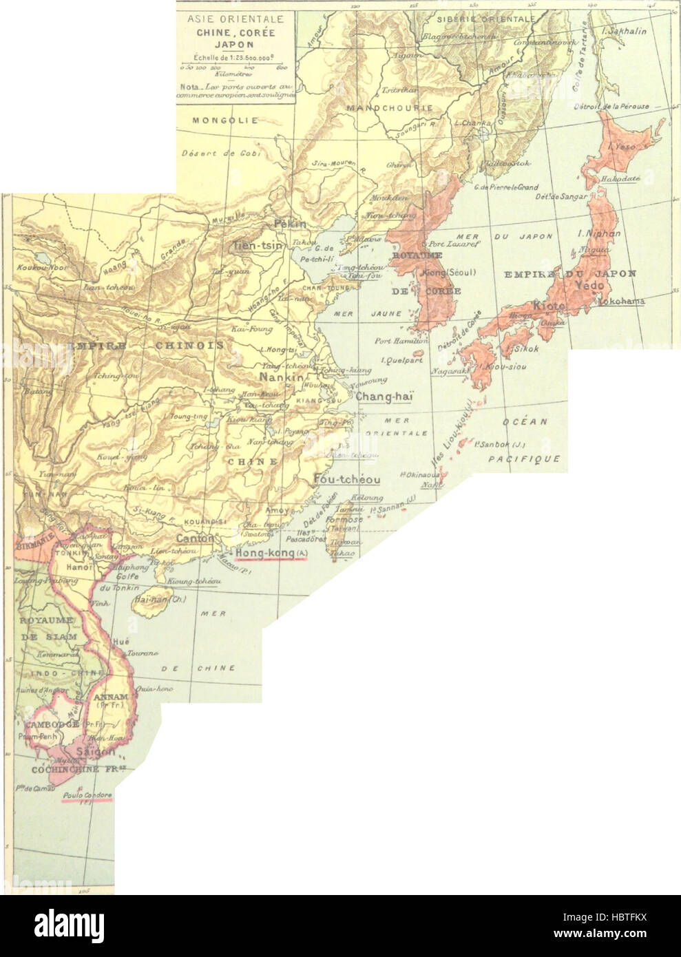 Immagine presa da pagina 121 di 'Géographie historique. Leçons en Regard des cartes. Résumant l'histoire de la formazione territoriale des pays civilisés et l'histoire de la civiltà, etc' immagine presa da pagina 121 di 'Géographie historique Leçons en Foto Stock