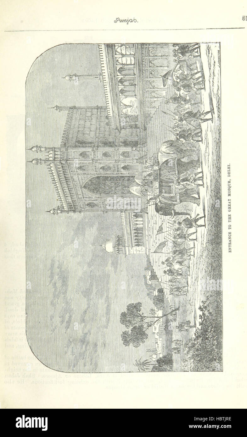 Immagine presa da pagina 59 del "Tour pittorica Round India ... Quarta edizione' immagine presa da pagina 59 del "Tour pittorica Round India Foto Stock