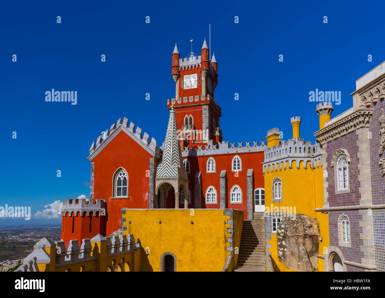 Pena nel Palazzo di Sintra - Portogallo Foto Stock