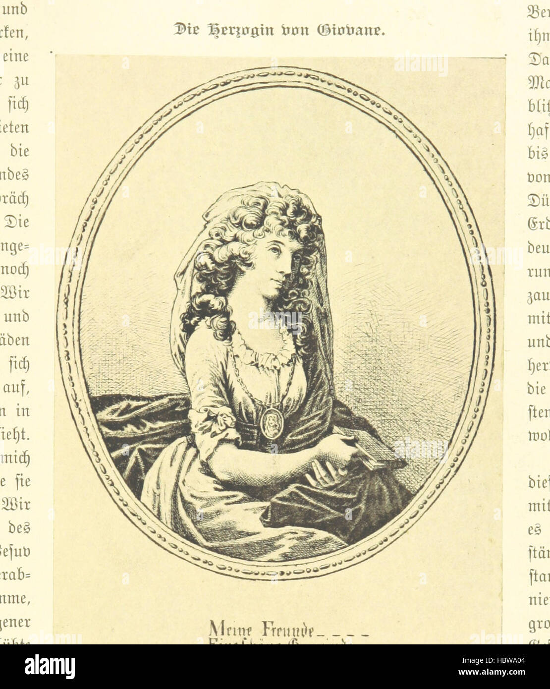 La pagina illustra i viaggi di Goethe in Italia, mostrando città, paesaggi, monumenti, chiese, ponti, piazze, giardini, coste, e ritratti. Le illustrazioni evidenziano osservazioni culturali, architettura, arte e esplorazione geografica durante il suo viaggio. Foto Stock