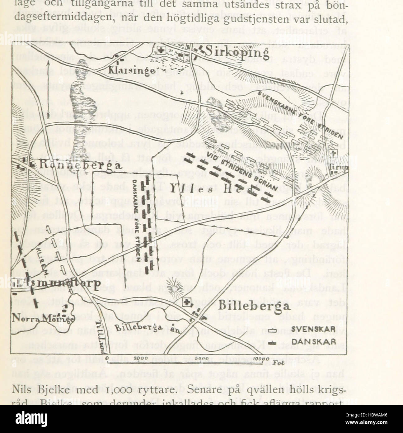 Immagine presa da pagina 223 di 'Kriget mot Danmark 1675-1679 ... Med porträtt, kartor, etc' immagine presa da pagina 223 di 'Kriget mot Danmark 1675-1679 Foto Stock