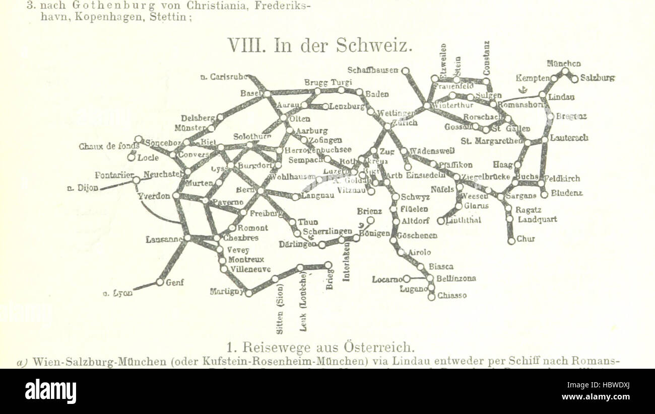 Immagine presa da pagina 59 del 'Grundzüge der Post-Geographie und Österreichisch-Ungarischen Statistik ... Mit ... Abbildungen ... Zweite Auflage' immagine presa da pagina 59 del 'Grundzüge der Post-Geographie und Foto Stock