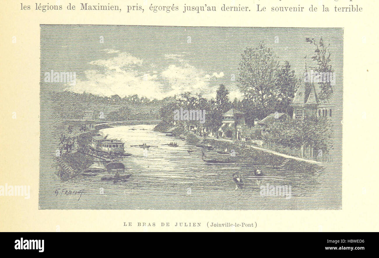 Immagine presa da pagina 163 di 'Les dintorni de Paris. Ouvrage illustré de ... dessins d'après natura par G. Fraipont et accompagné d'une carte, etc' immagine presa da pagina 163 di 'Les dintorni de Paris Foto Stock