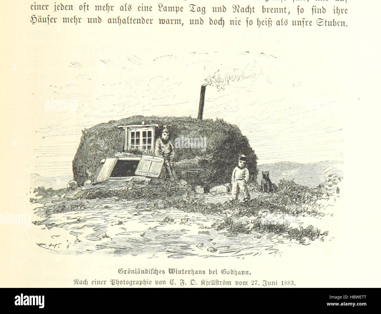 Immagine presa da pagina 507 di 'Grönland. Senna Eiswüsten im Innern und seine Ostküste. Schilderung der zweiten Dickson'schen Expedition ausgeführt im Jahre 1883 ... Mit ... Abbildungen und ... Karten' immagine presa da pagina 507 di 'Grönland Seine Eiswüsten im Foto Stock