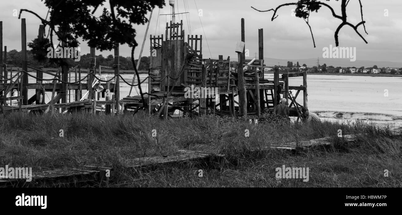 Barche di skippool creek Foto Stock