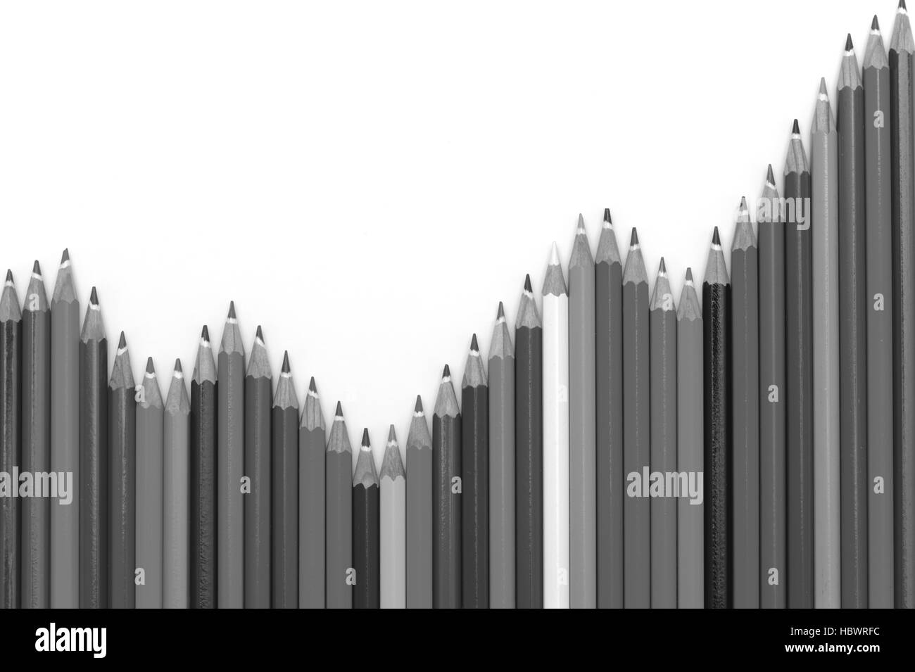 Il grafico illustra il successo di mercato finanziario Foto Stock