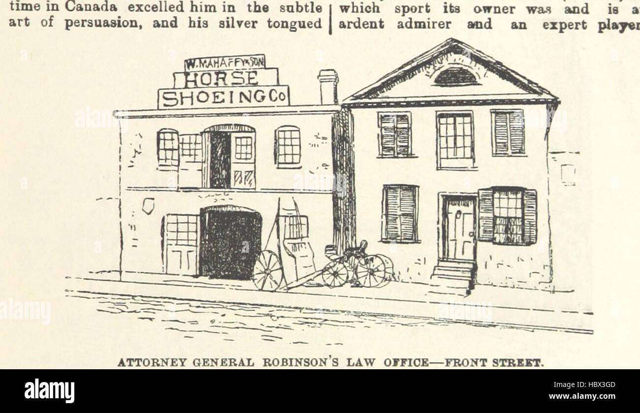 Immagine presa da pagina 635 di 'Robertson le attrazioni di Toronto. Una raccolta di bozzetti storici della città vecchia di York dal 1792 fino al 1833 (fino al 1837) e di Toronto da 1834 a 1893 (1914). Anche ... incisioni ... Pubblicato da Toronto "Ev immagine presa da pagina 635 di 'Robertson le attrazioni di Toronto Foto Stock