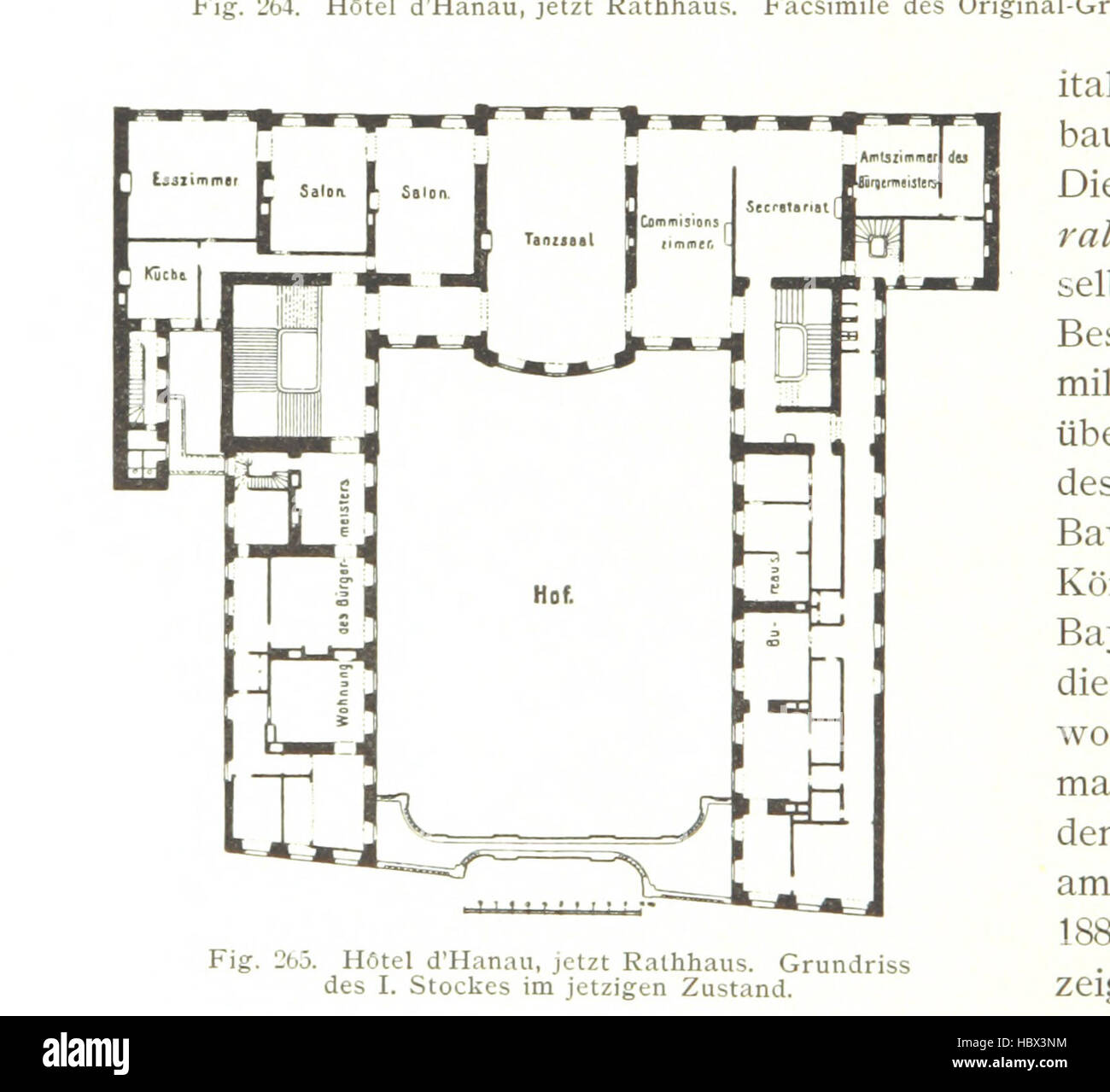 Immagine presa da pagina 386 di 'Strassburg und seine Bauten. Herausgegeben vom Architekten- und Ingenieur-Verein für Elsass-Lothringen. Mit 655 Abbildungen nel testo, etc' immagine presa da pagina 386 di 'Strassburg und seine Bauten Foto Stock