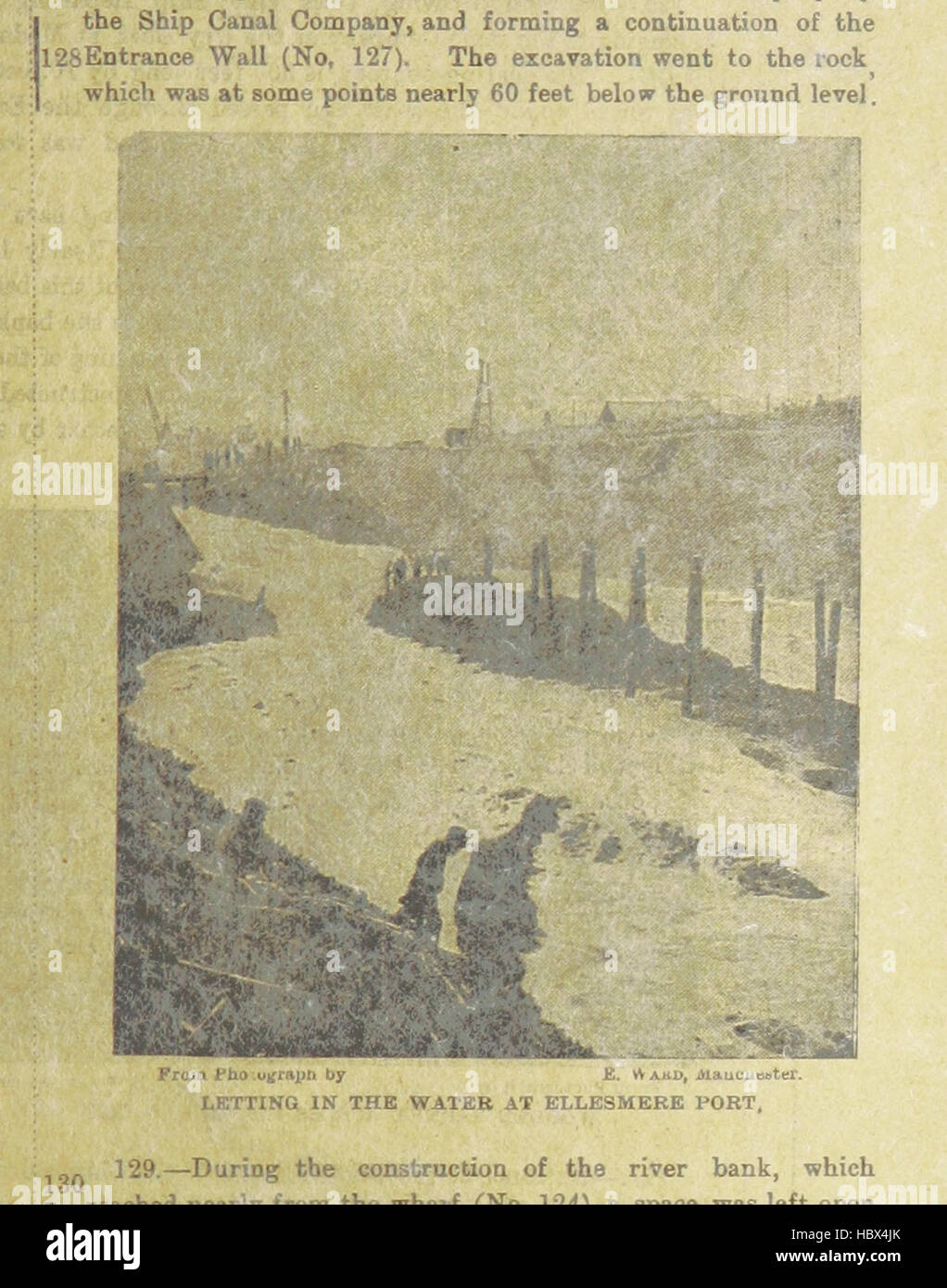 John Heywood è illustrato il Manchester Ship Canal di guida del percorso immagine presa da pagina 44 del 'John Heywood è illustrato Manchester Foto Stock