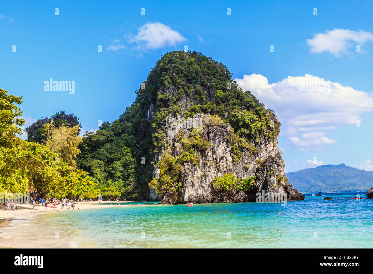 Hong Island laguna. Provincia di Krabi, Thailandia Foto Stock