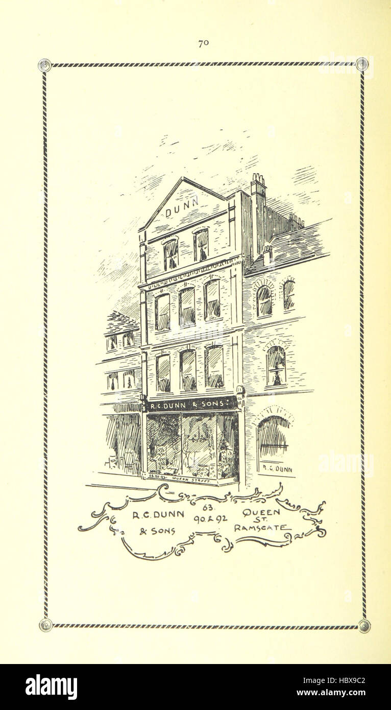 Questo libro illustra Ramsgate, tra cui geografia costiera, architettura, sviluppo urbano, porti, turismo e monumenti culturali locali. Foto Stock