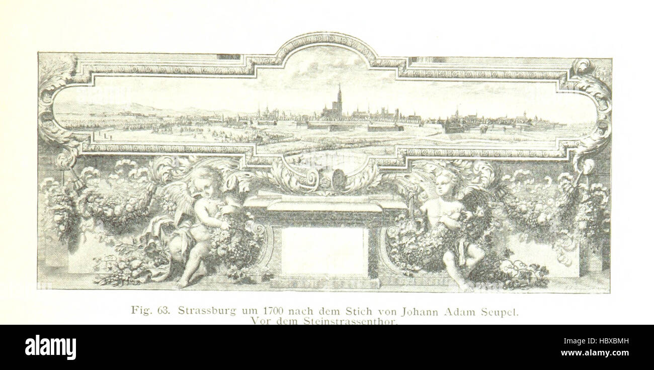 Immagine presa da pagina 153 di 'Strassburg und seine Bauten. Herausgegeben vom Architekten- und Ingenieur-Verein für Elsass-Lothringen. Mit 655 Abbildungen nel testo, etc' immagine presa da pagina 153 di 'Strassburg und seine Bauten Foto Stock