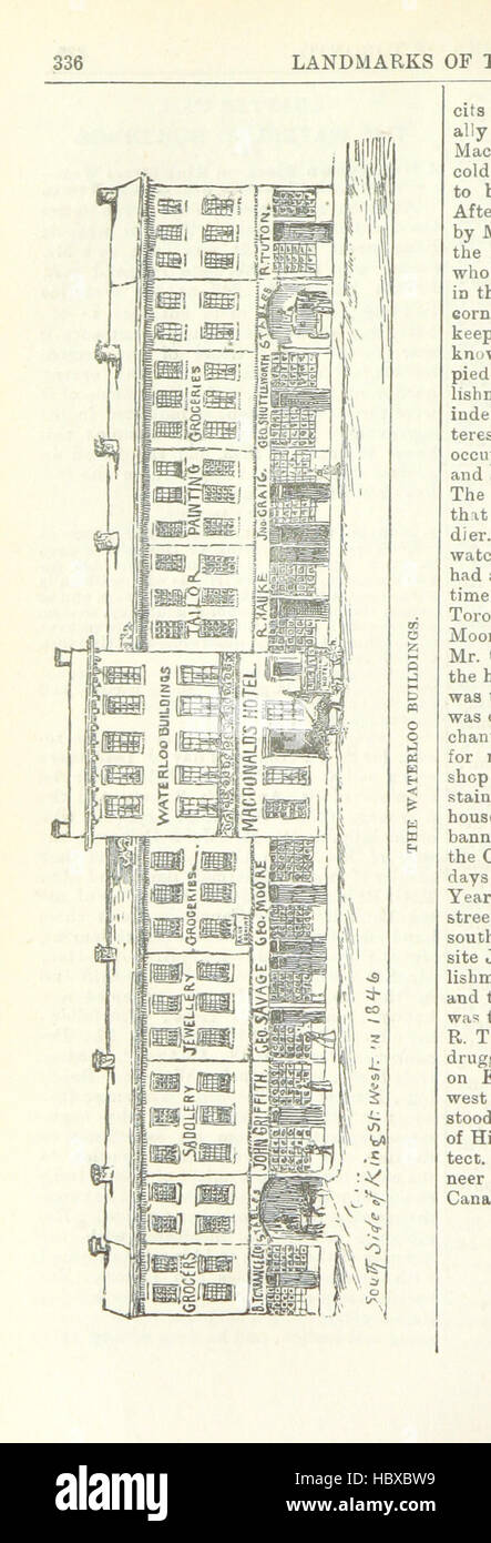 Immagine presa da pagina 408 di 'Robertson le attrazioni di Toronto. Una raccolta di bozzetti storici della città vecchia di York dal 1792 fino al 1833 (fino al 1837) e di Toronto da 1834 a 1893 (1914). Anche ... incisioni ... Pubblicato da Toronto "Ev immagine presa da pagina 408 di 'Robertson le attrazioni di Toronto Foto Stock