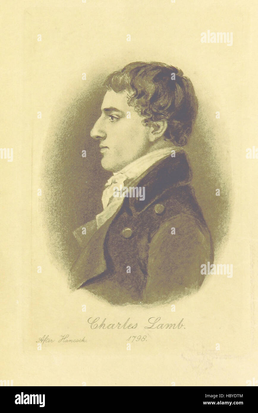 Immagine presa da pagina 10 di "La vita, Lettere e scritti di Charles Lamb. (Uno schizzo della vita di Charles Lamb ... Da Sir T. N. Talfourd.) a cura di Percy FitzGerald. Il Tempio Edition' immagine presa da pagina 10 di "La vita, lettere e Foto Stock