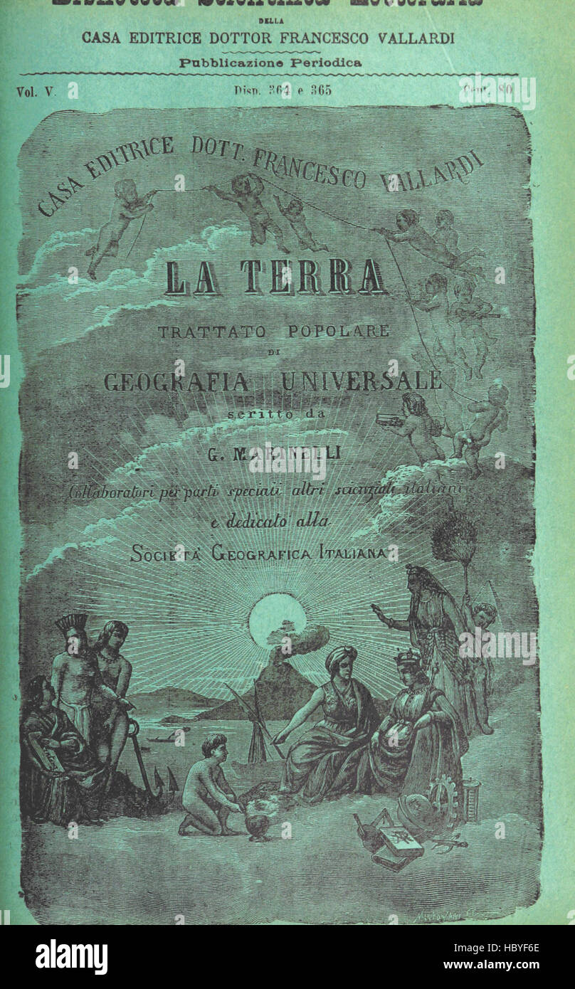 Immagine presa da pagina 1483 di 'La Terra, trattato popolare di geografia universale per G. Marinelli ed altri scienziati italiani, ecc. [Con illustrazioni e mappe.]' immagine presa da pagina 1483 di 'La Terra, trattato popolare Foto Stock