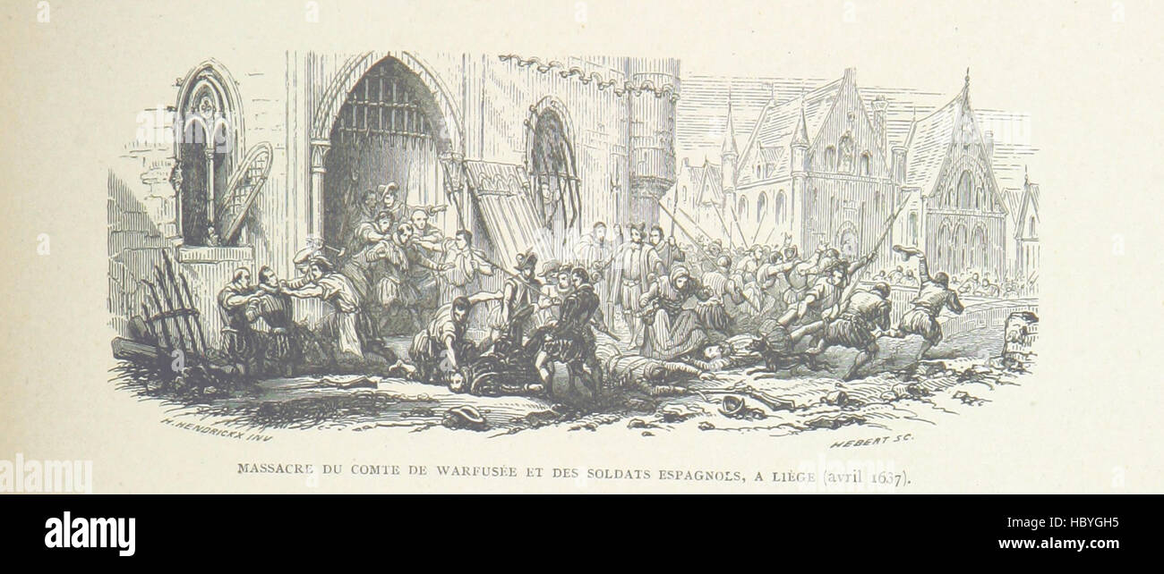 Immagine presa da pagina 311 di "Histoire de Belgique depuis Les temps primitits jusqu'à nos jours. [Con illustrazioni colorate.]' immagine presa da pagina 311 di "Histoire de Belgique depuis Foto Stock
