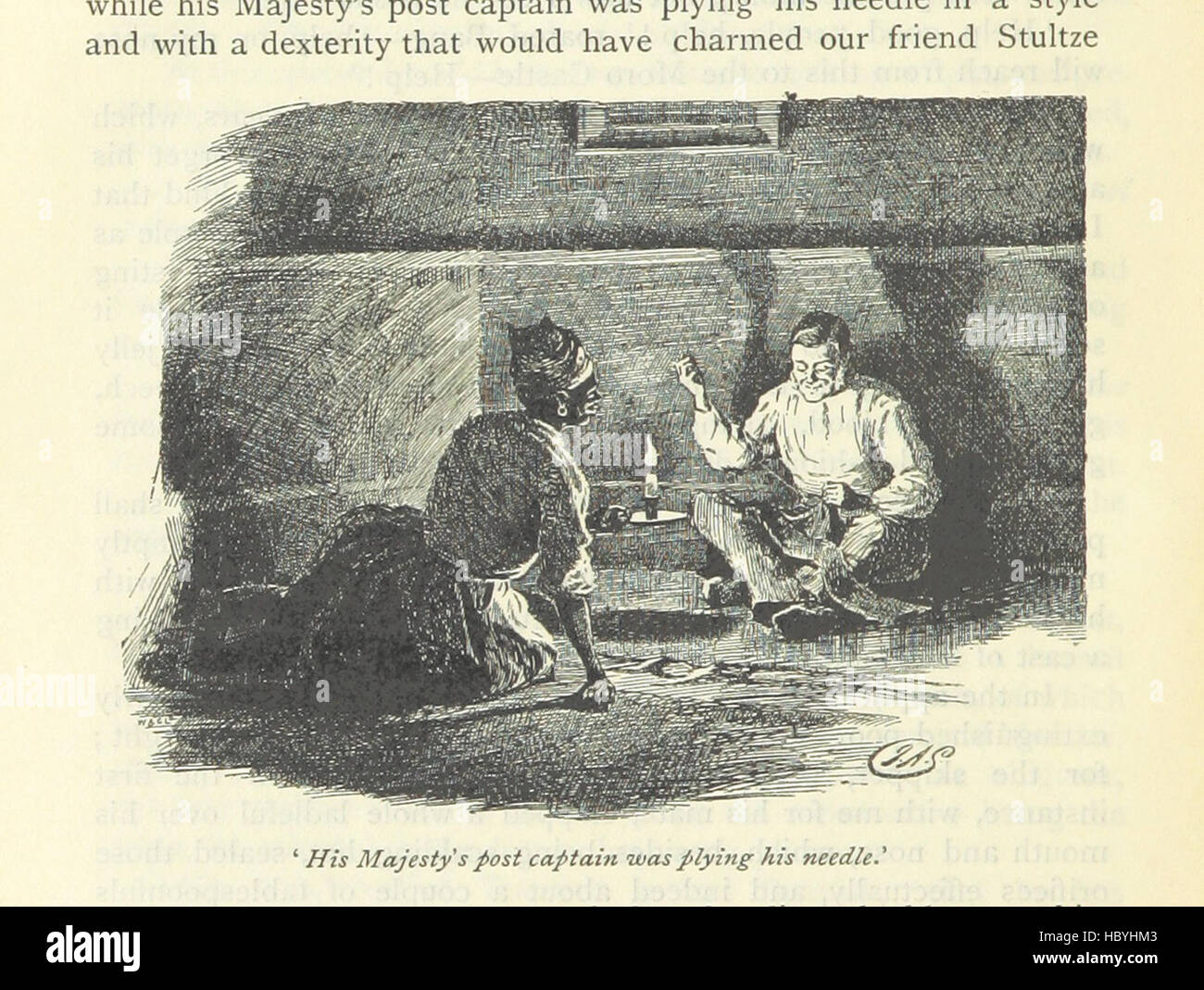 Immagine presa da pagina 350 di 'Tom Cringle's log...illustrato da J.A. Symington, etc' immagine presa da pagina 350 di 'Tom Cringle's logIllustrated da Foto Stock