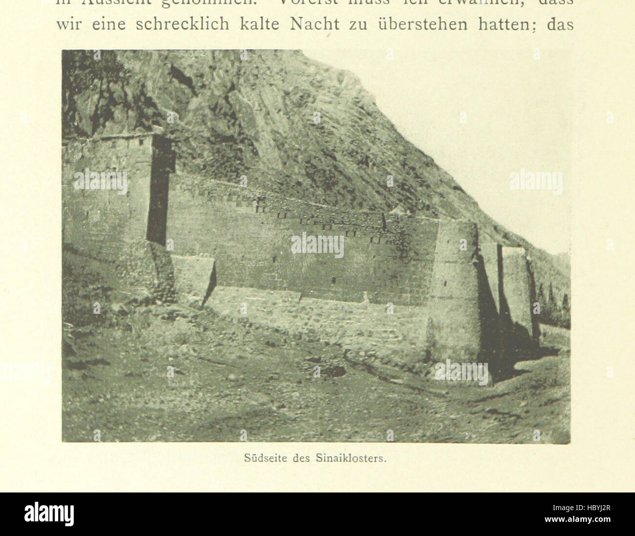 Immagine presa da pagina 66 del 'Drei Wochen auf der Halbinsel Sinai. 2. Auflage' immagine presa da pagina 66 del 'Drei Wochen auf der Foto Stock