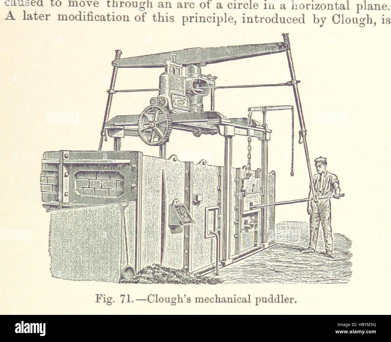 Immagine presa da pagina 331 di 'La metallurgia del ferro e acciaio ... vol. I. La metallurgia del ferro " immagine presa da pagina 331 di 'La metallurgia del ferro Foto Stock