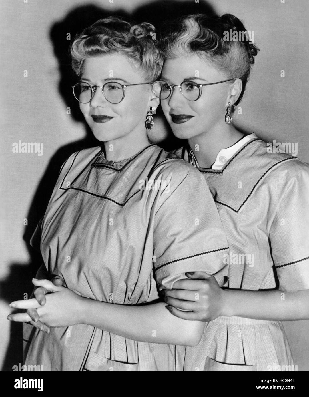 La maggiore e la minore, Lela Rogers Ginger Rogers sul set, 1942 Foto Stock