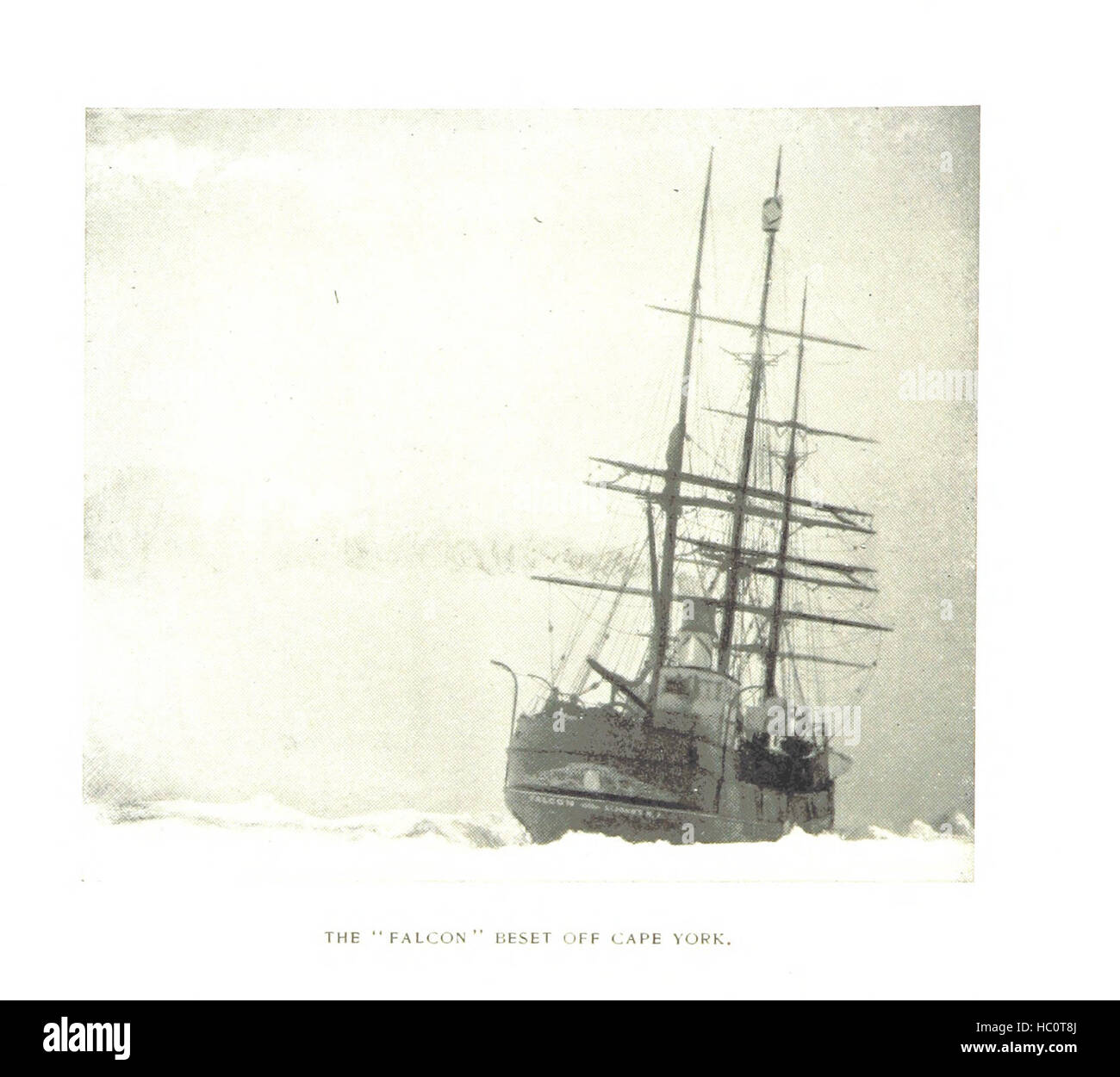 Immagine presa da pagina 24 del 'Peary spedizione ausiliaria del 1894 ... Con relazioni complementari dal prof. T. C. Chamberlin ... Il Dott. Axel Ohlin. (Ristampa dal bollettino del club geografica, n. 5.) [con piastre.]' immagine presa da pagina 24 del 'Peary spedizione ausiliaria Foto Stock