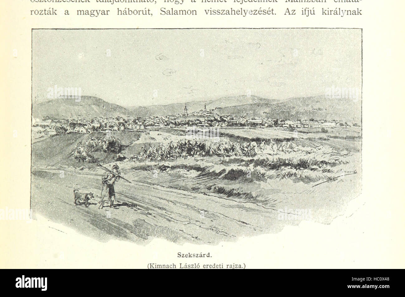 Immagine presa da pagina 91 di "magyar nemzet tortenete. Szerkeszti Szilágyi S. [con mappe e illustrazioni.]' immagine presa da pagina 91 di "magyar nemzet tortenete Foto Stock