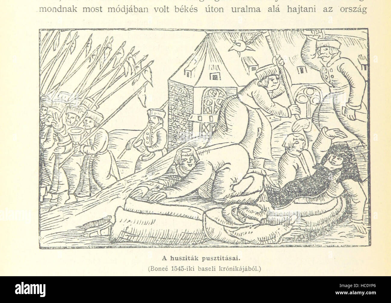 Immagine presa da pagina 656 di un "magyar nemzet tortenete. Szerkeszti Szilágyi S. [con mappe e illustrazioni.]' immagine presa da pagina 656 di un "magyar nemzet tortenete Foto Stock