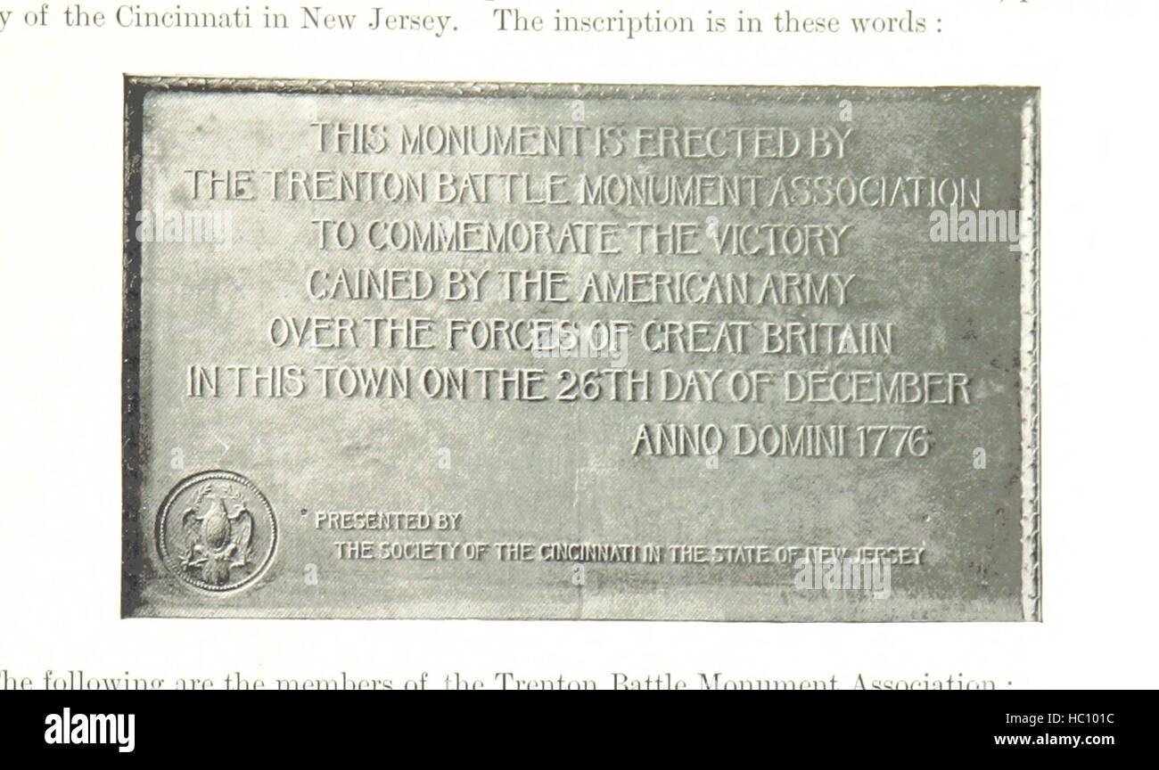 Immagine presa da pagina 131 di " Storia di Trenton, New Jersey, ecc. [Con illustrazioni.]' immagine presa da pagina 131 di " Storia di Trenton, nuovo Foto Stock