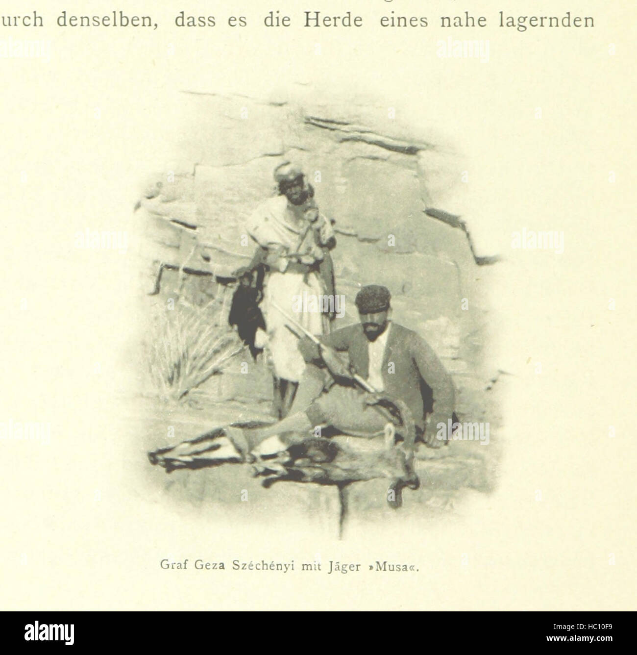 Immagine presa da pagina 56 del 'Drei Wochen auf der Halbinsel Sinai. 2. Auflage' immagine presa da pagina 56 del 'Drei Wochen auf der Foto Stock