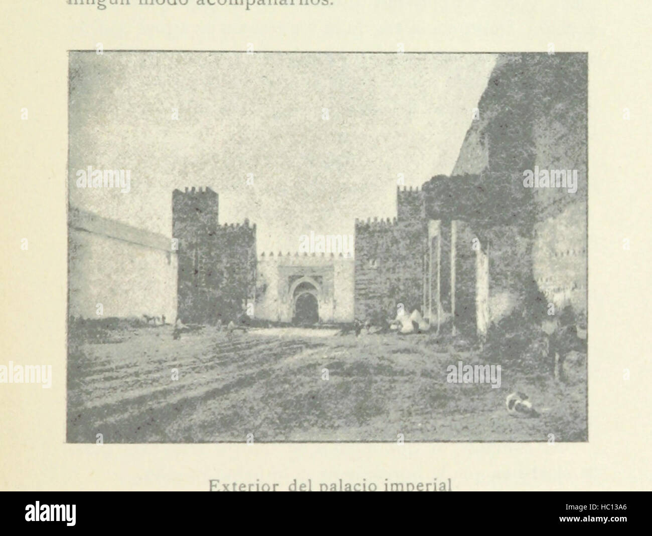 Immagine presa da pagina 195 di 'Allende el Estrecho. Viajes por Marruecos. La campaña de Melilla. La embrajada del Generale Martinez Campos à Marrakeix. Impresiones y recuerdos, etc' immagine presa da pagina 195 di 'Allende el Estrecho Viajes Foto Stock