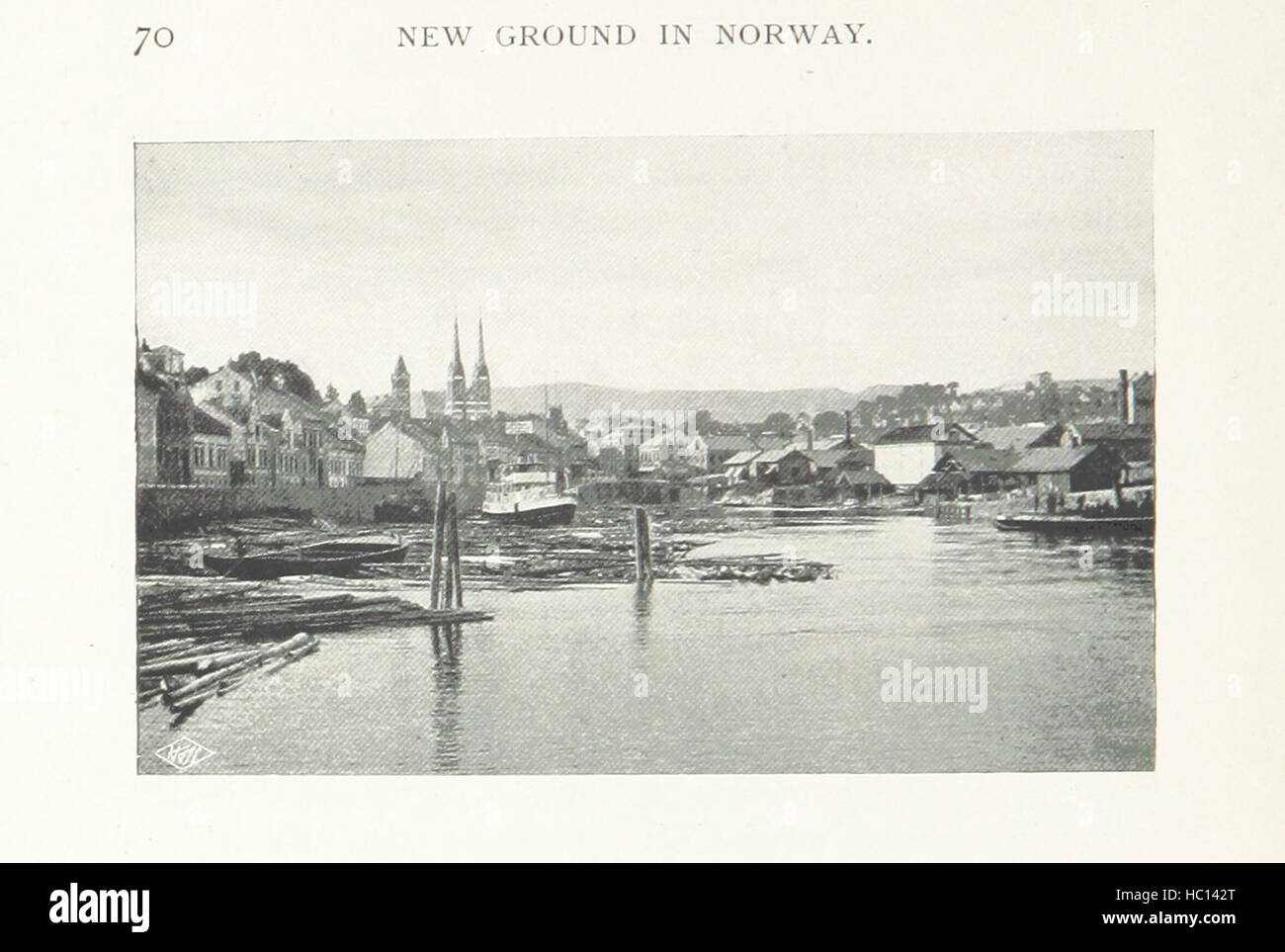 Immagine presa da pagina 118 del 'nuovo terreno in Norvegia, Ringerike-Telemarken-Saetersdalen ... Con ... illustrazioni, etc' immagine presa da pagina 118 del 'nuovo terreno in Norvegia, Foto Stock