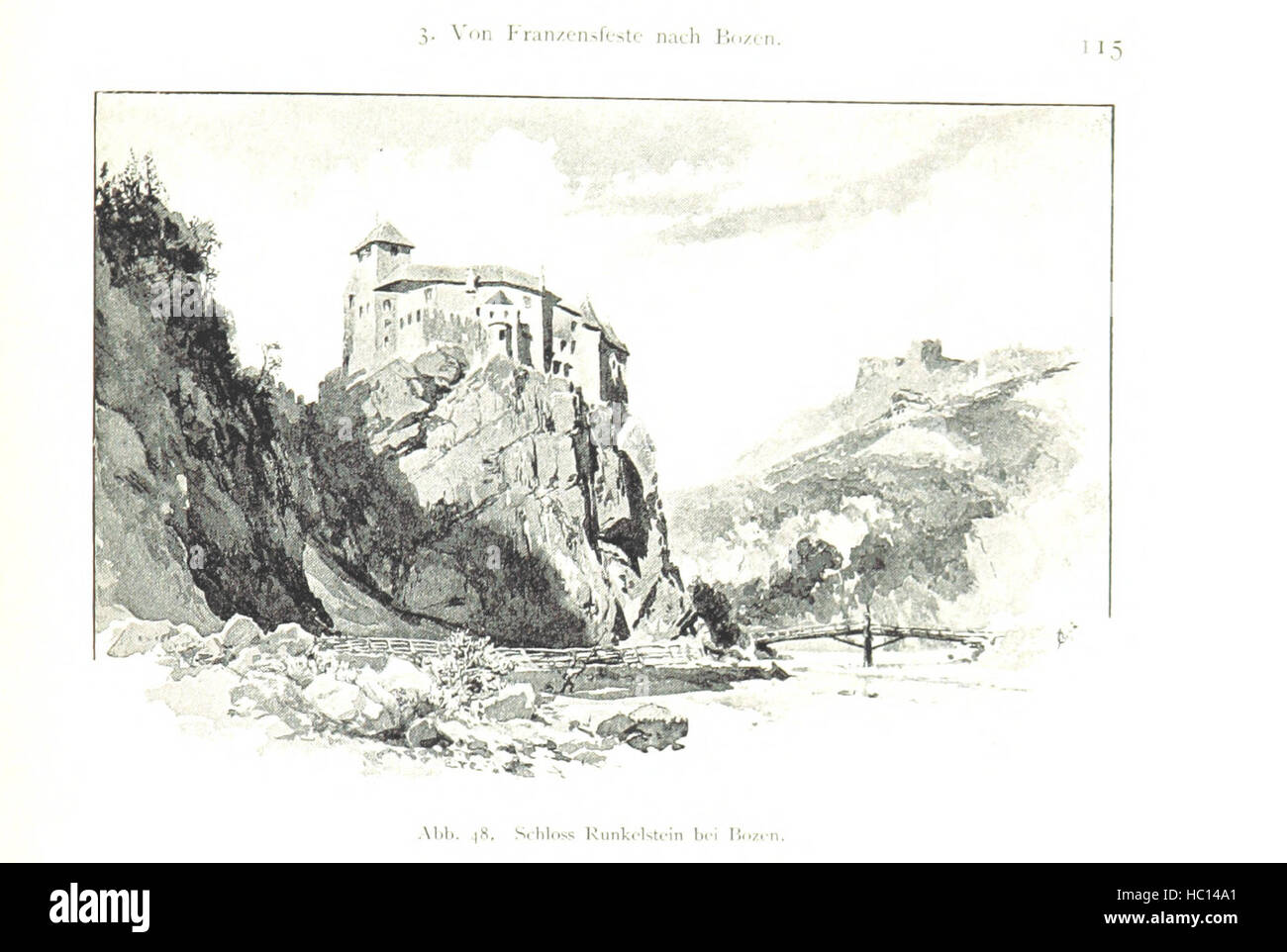 Immagine presa da pagina 135 di 'Aus den Alpen ... Illustriert, etc' immagine presa da pagina 135 di 'Aus den Alpen Foto Stock