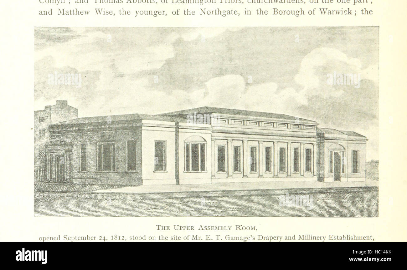 Immagine presa da pagina 164 di 'dal caos della carta. Una storia completa del Royal Leamington Spa, etc' immagine presa da pagina 164 di 'dal caos per la Foto Stock