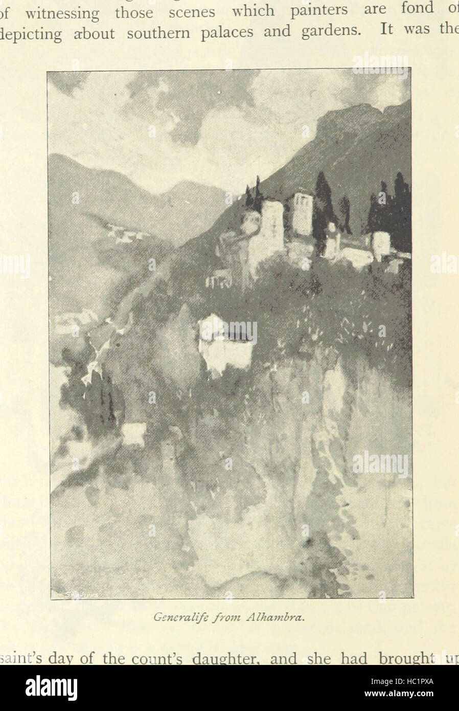 Immagine presa da pagina 234 di 'L'Alhambra ... Con l introduzione di un E. R. Pennell. Illustrato con disegni dei luoghi menzionati da J. Pennell' immagine presa da pagina 234 di 'L'Alhambra con Foto Stock