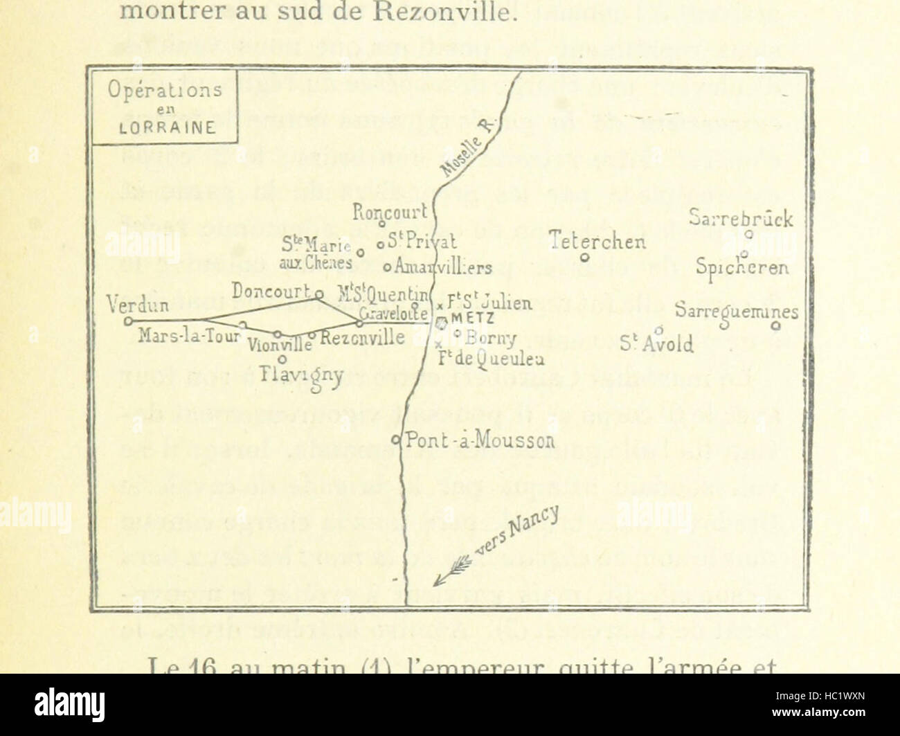 Immagine presa da pagina 185 di 'Campagnes modernes, 1792-1892, et géographie politique de l'Afrique contemporàine' immagine presa da pagina 185 di 'Campagnes modernes, 1792-1892, et Foto Stock