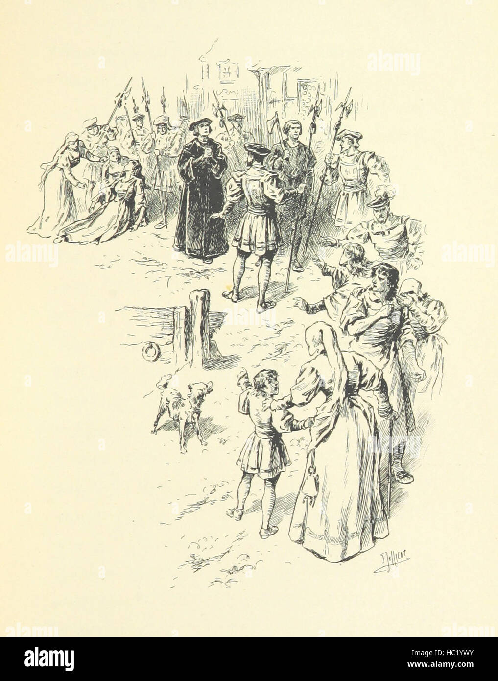 Immagine presa da pagina 339 di 'famiglia di Sir Thos. Più. Con l introduzione di un W. H. Hutton e ... illustrazioni di J. Jellicoe e H. Railton' immagine presa da pagina 339 di 'famiglia di Sir Foto Stock