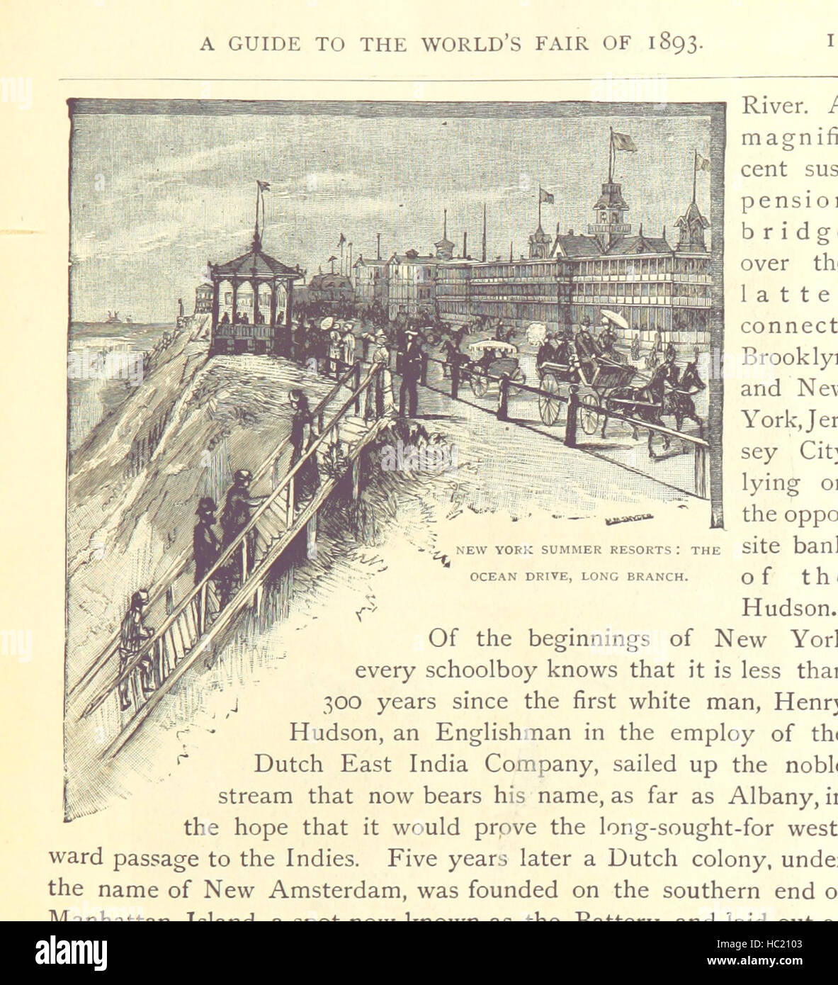 Questa pagina di "Un truffatore attraverso gli Stati" illustra l'esposizione colombiana del 1893, raffigurando esposizioni culturali, realizzazioni tecnologiche e scene della Fiera Mondiale. Foto Stock