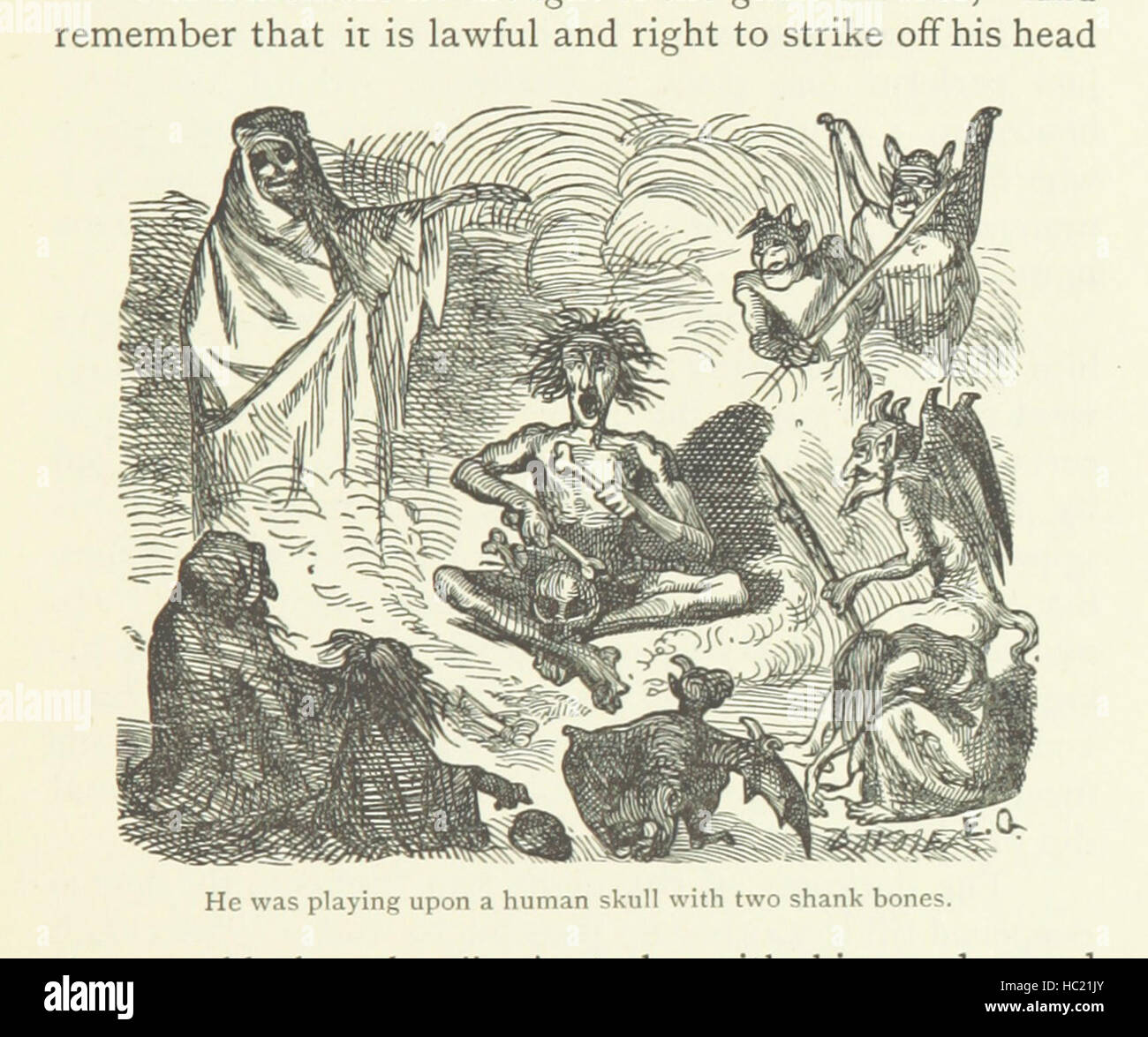 Vikram e Vampire; o, racconti di diavolerie indù. Adattato dal capitano Sir Richard F. Burton [dall'Baitāl-Pachīsī] ... A cura di sua moglie, Isabel Burton ... Con trenta tre illustrazioni di Ernest Griset immagine presa da pagina 63 del 'Vikram e Vampire; o Foto Stock