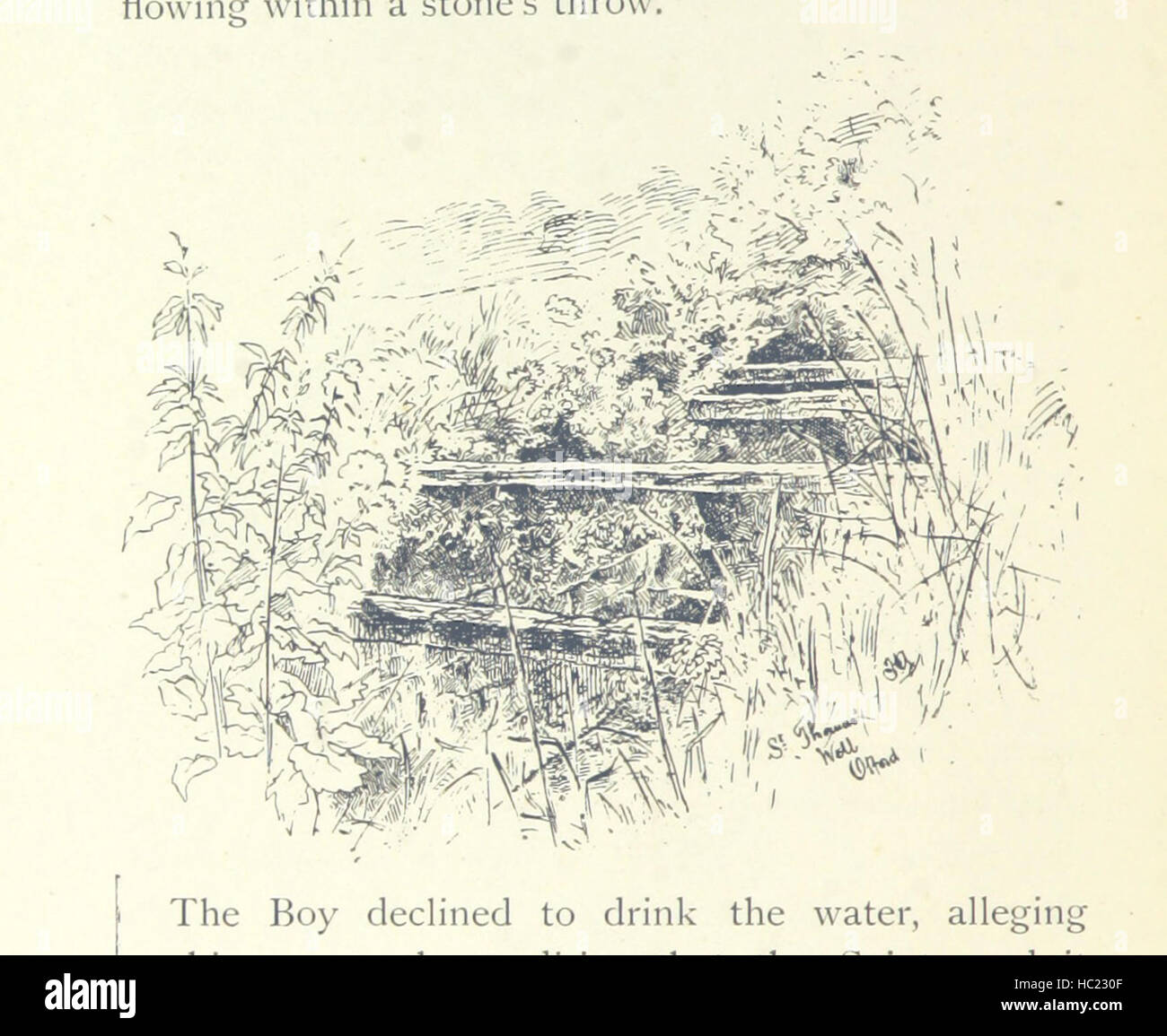 Immagine presa da pagina 44 del 'nuove ruote in vecchi solchi. Un pellegrinaggio a Canterbury attraverso le antiche pellegrino la strada ... Con penna e inchiostro schizzi di F. W. R. Adams' immagine presa da pagina 44 del 'nuove ruote in vecchio Foto Stock