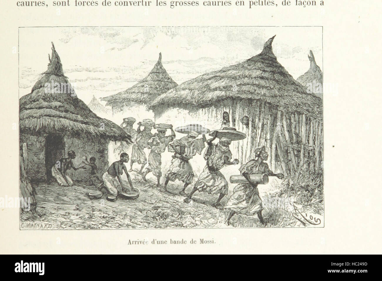 Du Niger au Golfe de Guinée, par le pays de Kong et le Mossi ... 1887-1889. Ouvrage contenant une carte ... et cento-soixante-seize incisioni sur bois, etc immagine presa da pagina 63 del 'Du Niger au golfe Foto Stock
