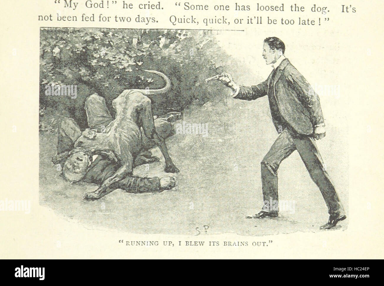 Immagine tratta da pagina 325 di "le avventure di Sherlock Holmes" che mostra scene e illustrazioni relative alle storie di Sherlock Holmes Foto Stock