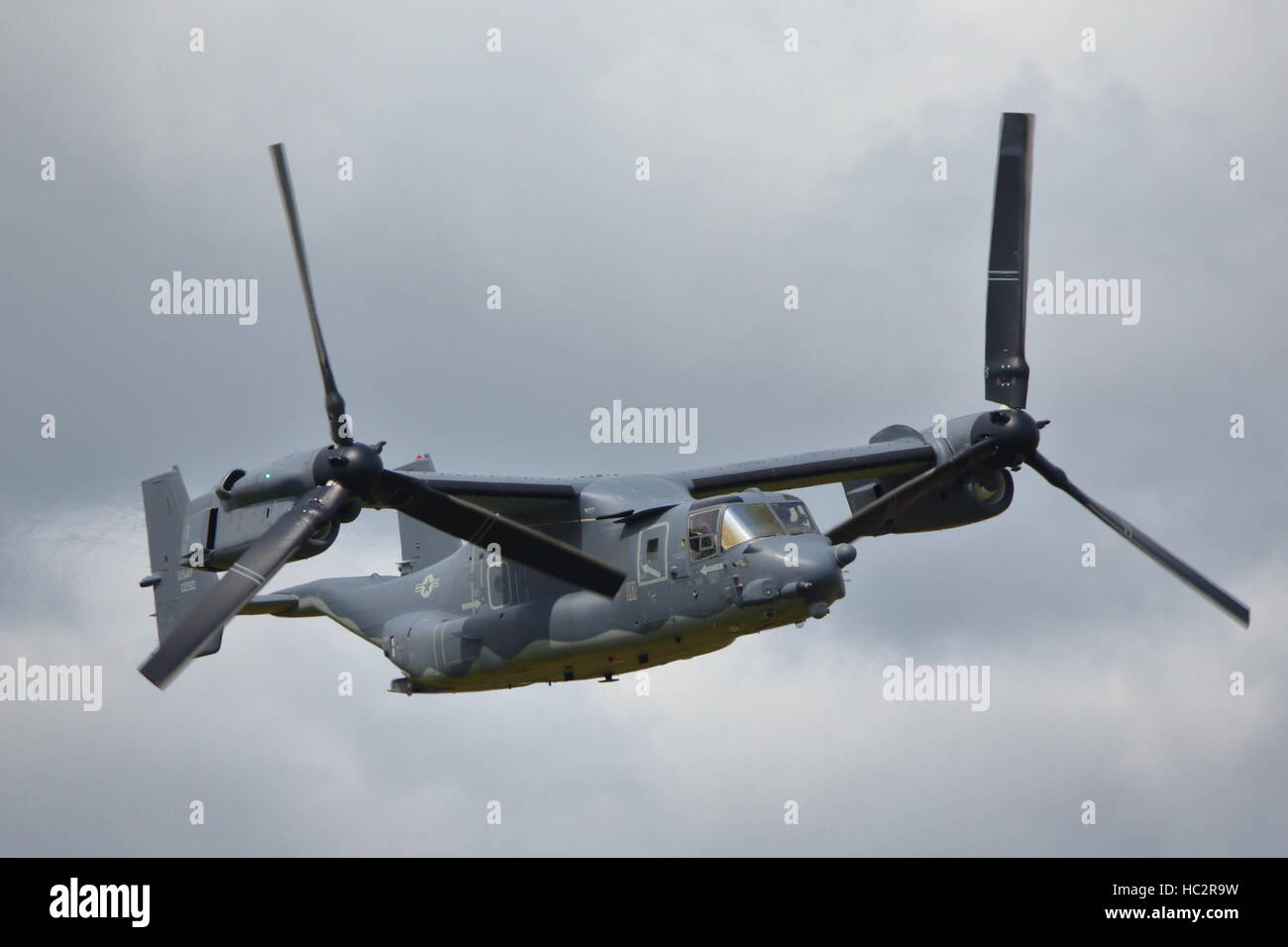 Bell Boeing V-22 Osprey a rotore inclinabile aeromobili militari al RIAT 2015 a Fairford, REGNO UNITO Foto Stock