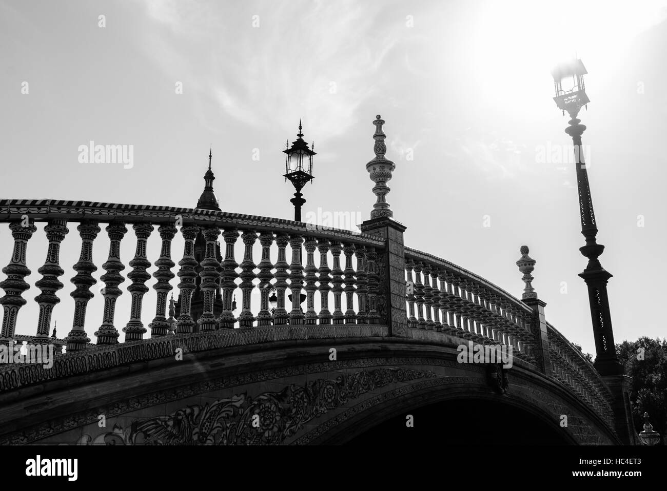 Plaza de Espana, Siviglia Foto Stock